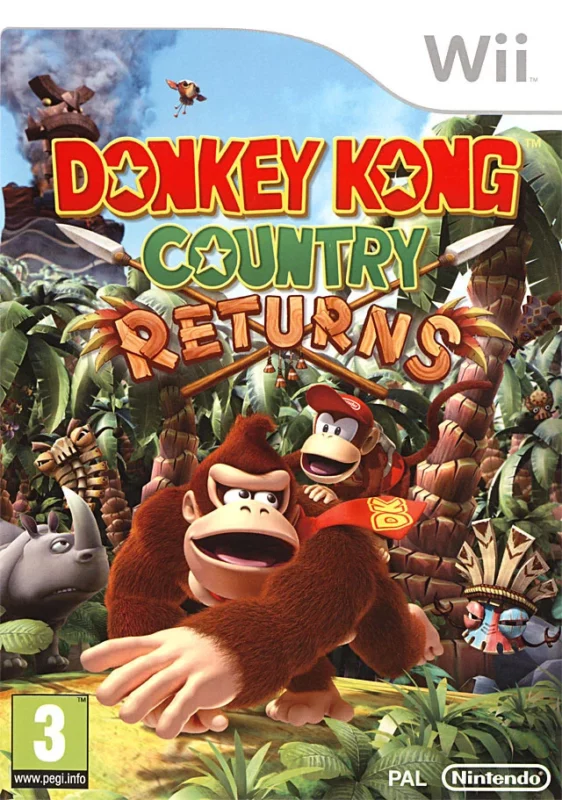 donkey kong country returns wii pal fr