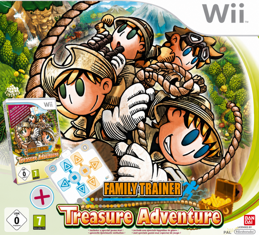 family trainer treasure adventure wii tapis pal fr