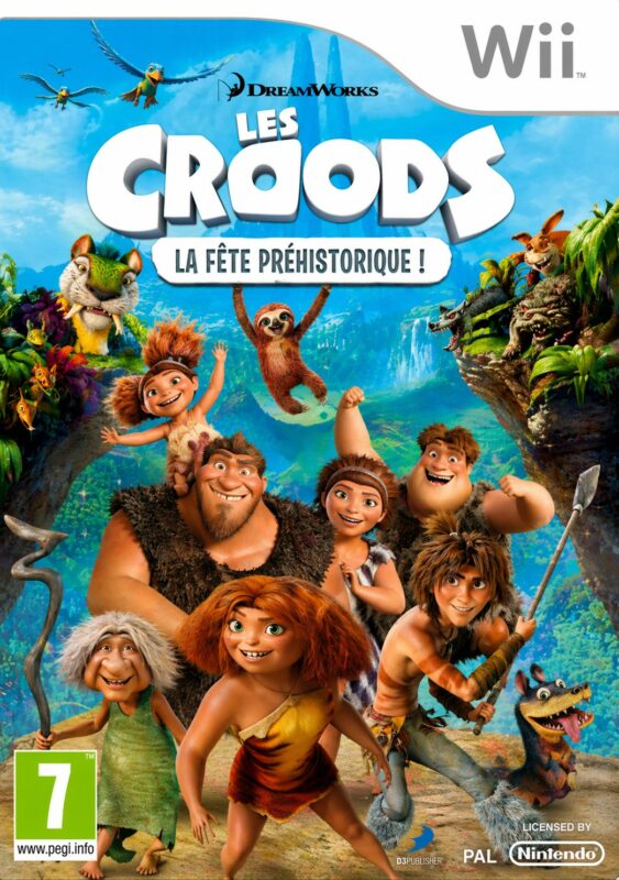 les croods fete prehistorique wii pal fr