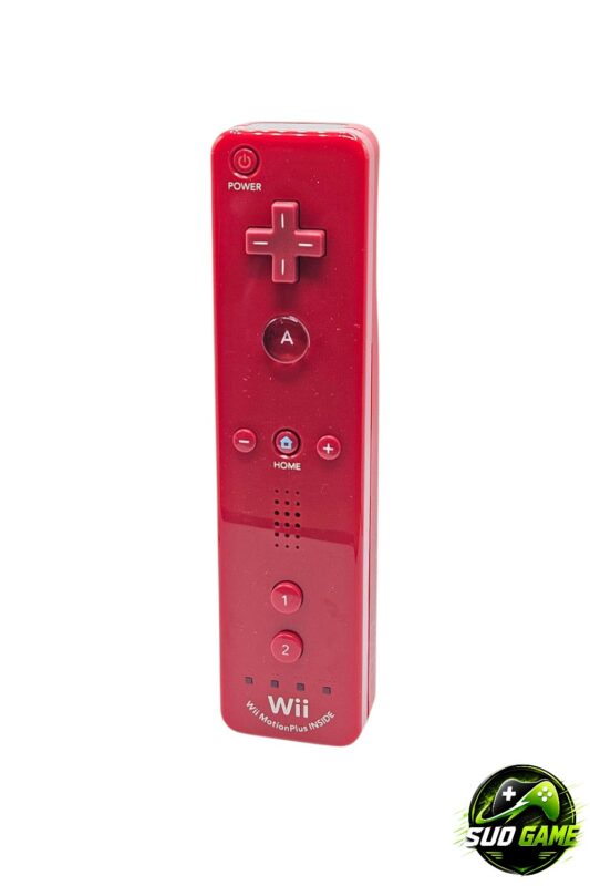wiimote wii motion plus rouge