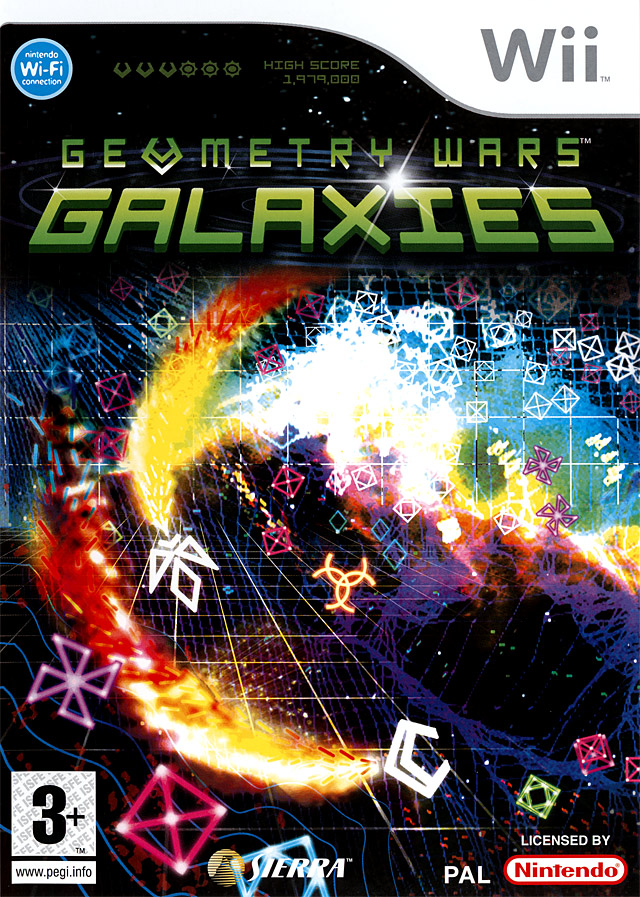 Geometry Wars Galaxies Wii occasion Geometry Wars Galaxies Wii occasion PAL FR – shoot'em up Sierra Nintendo Wii très bon état testé