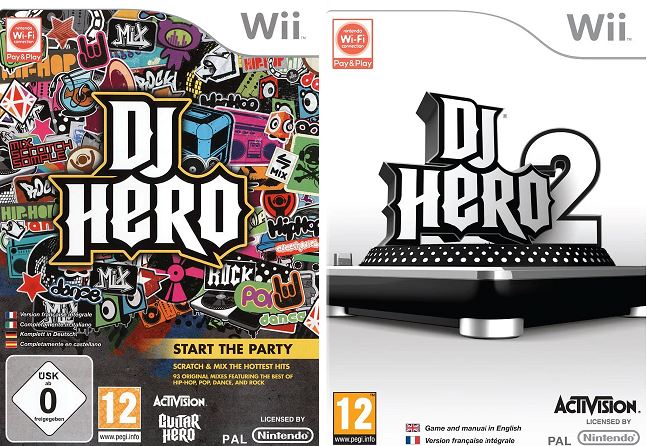 pack dj hero 1 2 wii pal fr