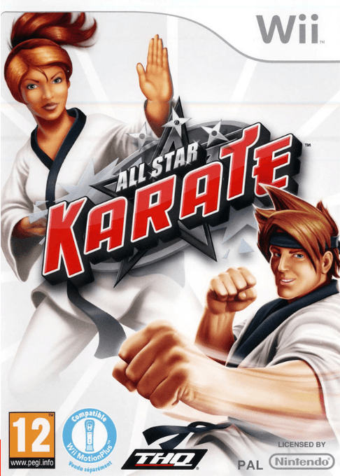 all star karate wii – jaquette avant PAL FR très bon état testé