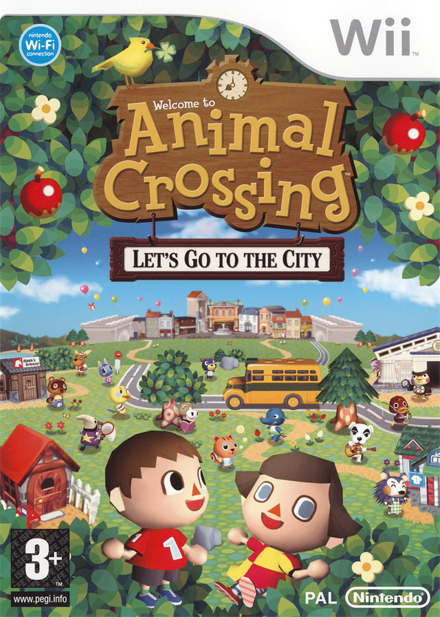 animal crossing let go to the city wii – jaquette avant PAL FR très bon état testé