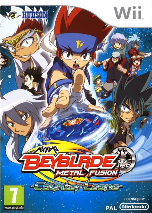 beyblade metal fusion wii – jaquette avant PAL FR très bon état testé