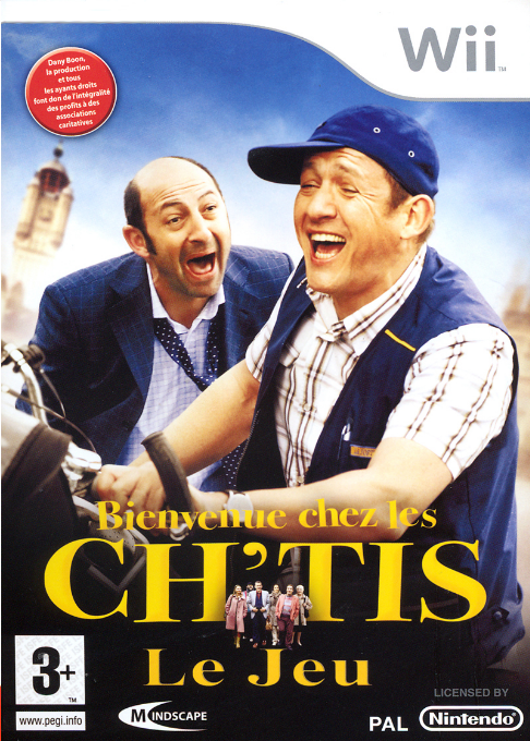 bienvenue chez les ch tis wii – jaquette avant PAL FR très bon état testé