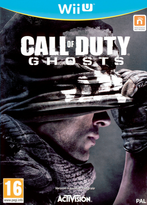call of duty ghosts wii – jaquette avant PAL FR très bon état testé
