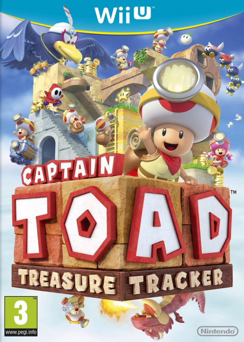 captain toad treasure tracker wii u – jaquette avant PAL FR très bon état testé