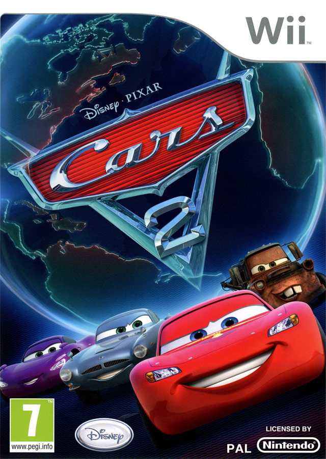 disney pixar cars 2 wii – jaquette avant PAL FR très bon état testé