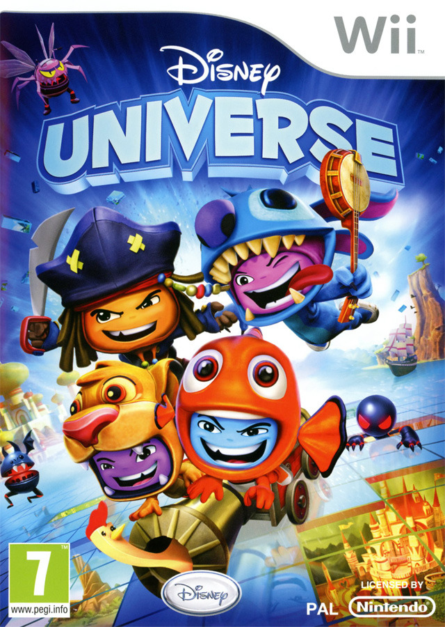 disney universe wii – jaquette avant PAL FR très bon état testé