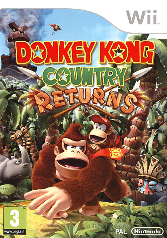 Donkey Kong Country Returns Wii PAL FR – Plateforme Nintendo Wii très bon état testé
