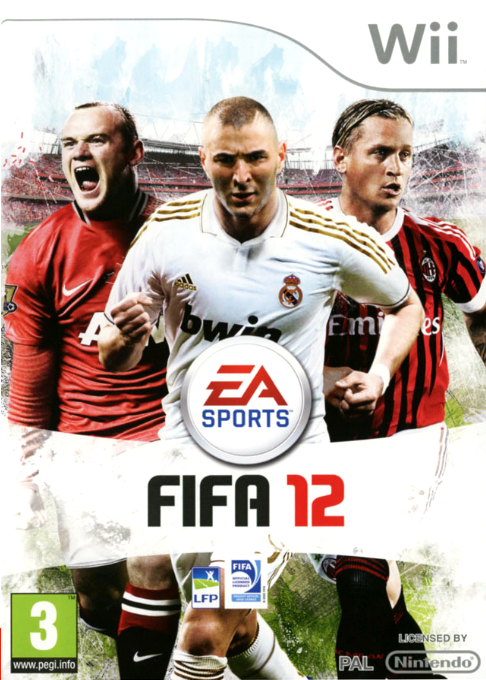 fifa 12 wii – jaquette avant PAL FR très bon état testé