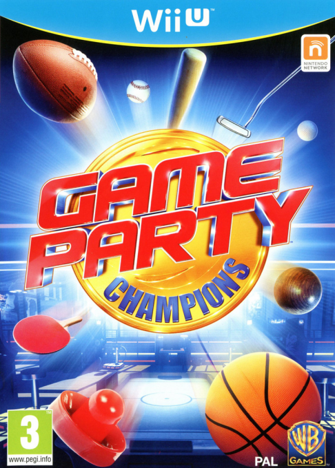 game party champions wii u – jaquette avant PAL FR très bon état testé