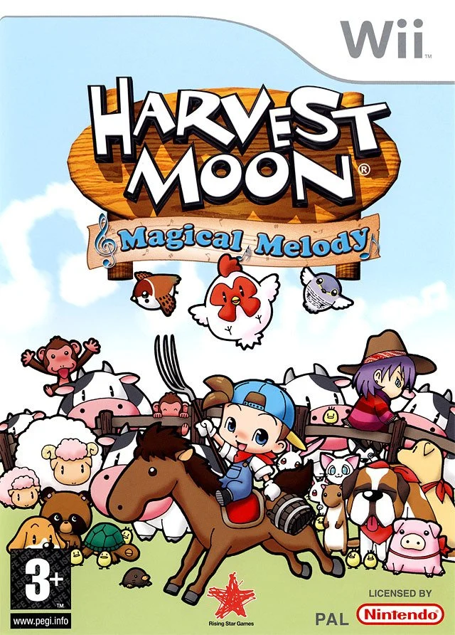 harvest moon magical melody wii – jaquette avant PAL FR très bon état testé