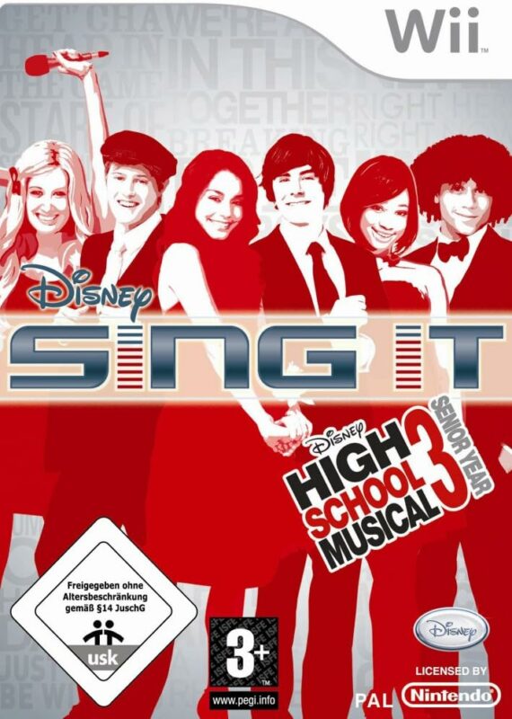 High School Musical 3 Nos Années Lycée Wii PAL FR – Rythme / Musique Nintendo Wii très bon état testé