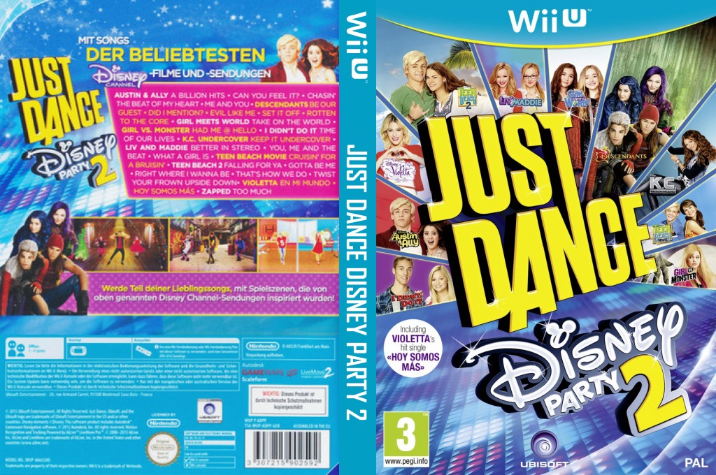 just dance disney party 2 wii u – jaquette dépliée Nintendo Wii