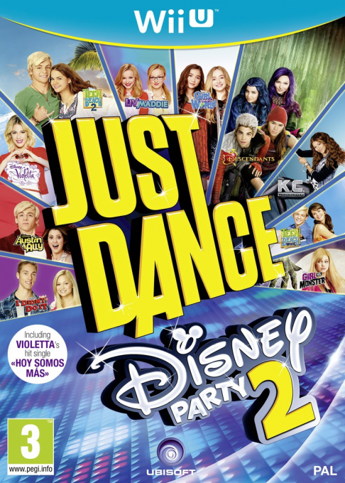 just dance disney party 2 wii u – jaquette avant PAL FR très bon état testé