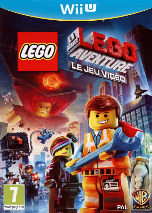 lego aventure le video wii u – jaquette avant PAL FR très bon état testé