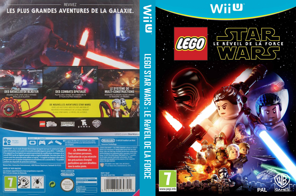 lego star wars le reveil de la force wii u – jaquette dépliée Nintendo Wii