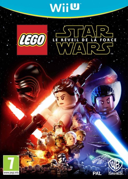 lego star wars le reveil de la force wii u – jaquette avant PAL FR très bon état testé