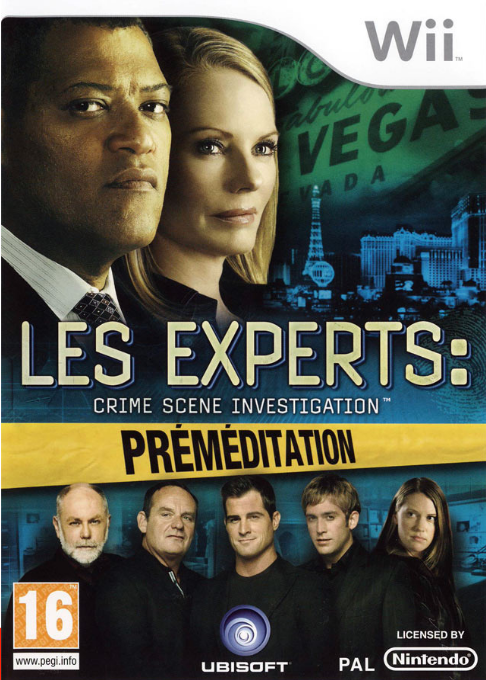 les experts premeditation wii – jaquette avant PAL FR très bon état testé