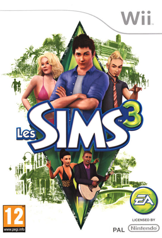 Les Sims 3 Wii PAL FR – Simulation de vie Nintendo Wii très bon état testé