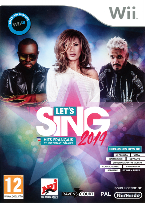 let sing 2019 hits francais wii – jaquette avant PAL FR très bon état testé