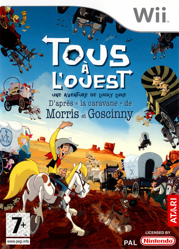 Lucky Luke : Tous à l'Ouest Wii PAL FR – Party game Nintendo Wii très bon état testé