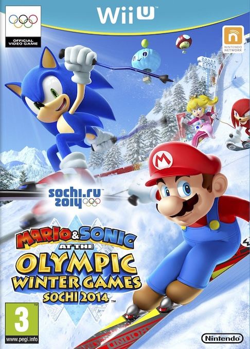 mario sonic at the sochi 2014 olympic wii u – jaquette avant PAL FR très bon état testé
