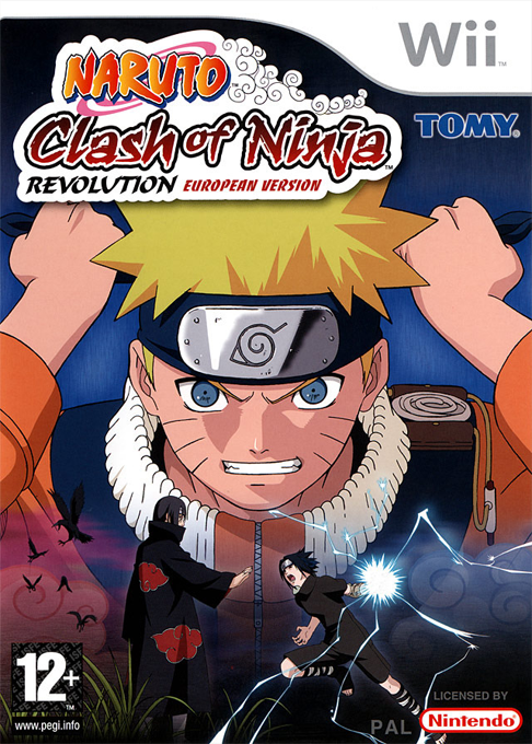 naruto clash of ninja revolution wii – jaquette avant PAL FR très bon état testé