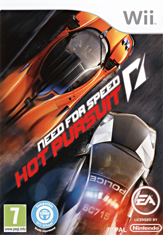 Need for Speed : Hot Pursuit Wii PAL FR – Course Nintendo Wii très bon état testé
