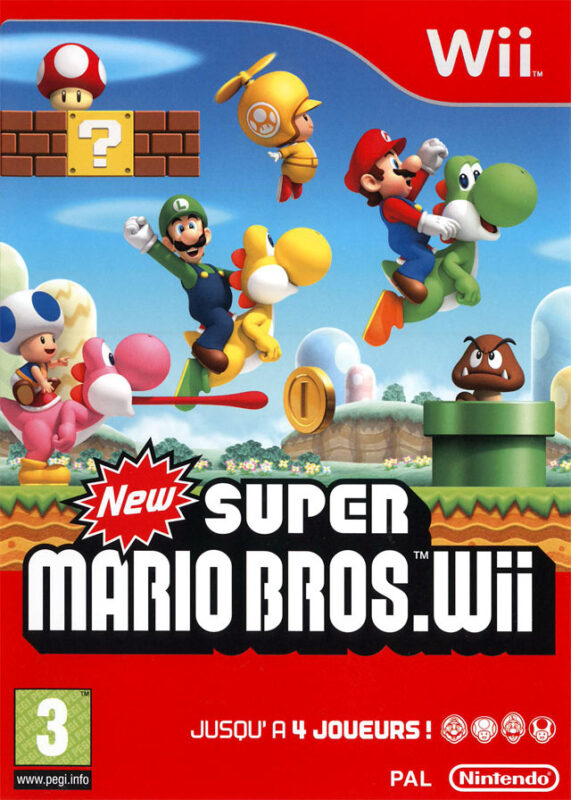 New Super Mario Bros. Wii Wii PAL FR – Plateforme Nintendo Wii très bon état testé