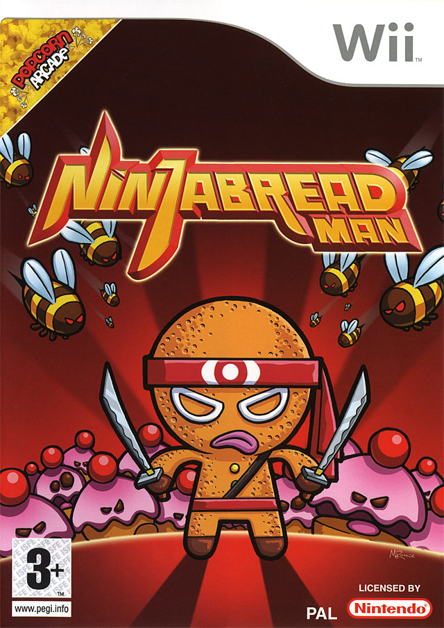 ninjabread man wii – jaquette avant PAL FR très bon état testé