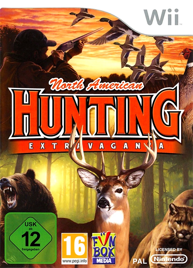 north american hunting extravaganza wii – jaquette avant PAL FR très bon état testé