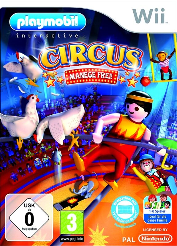 Playmobil Circus : Tous en Piste Wii PAL FR – Simulation Nintendo Wii très bon état testé