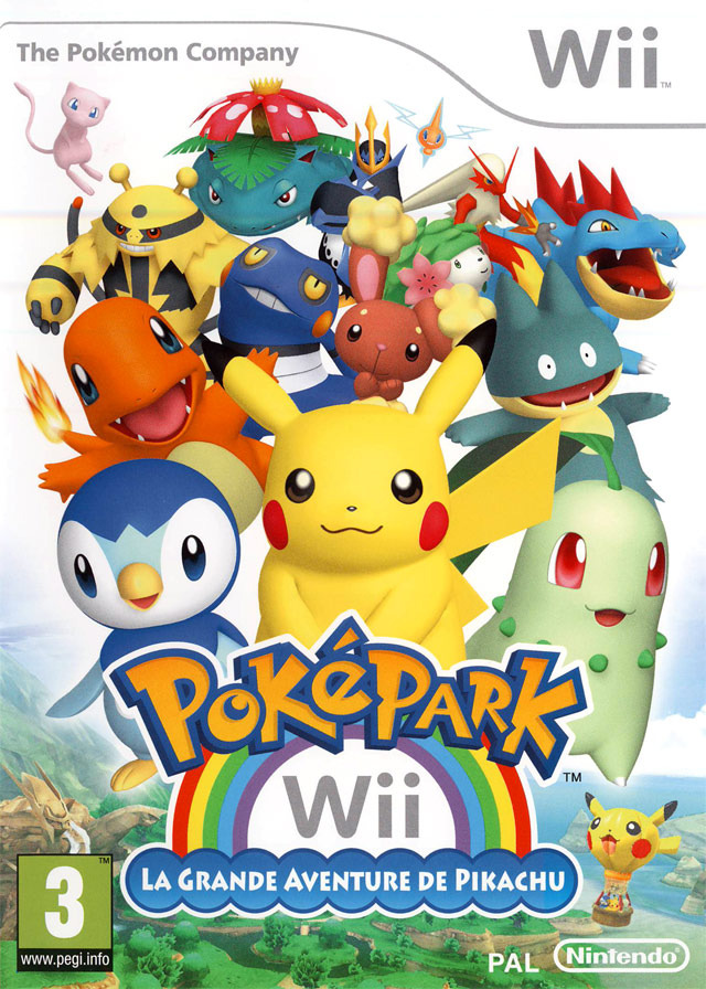 pokepark la grande aventure de pikachu wii – jaquette avant PAL FR très bon état testé