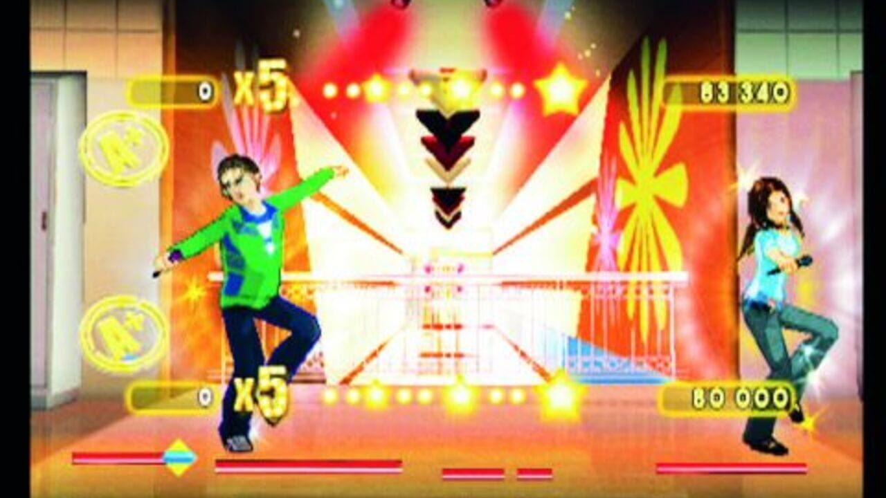 high school musical tous en scene wii – capture d'écran gameplay Nintendo Wii