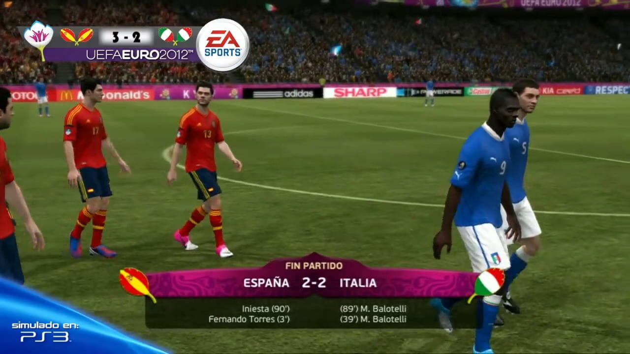 fifa 12 wii – capture d'écran gameplay Nintendo Wii