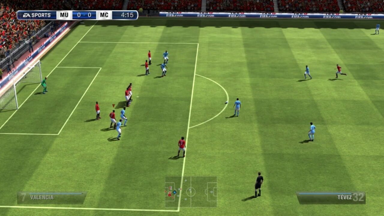 fifa 13 wii u – capture d'écran gameplay Nintendo Wii