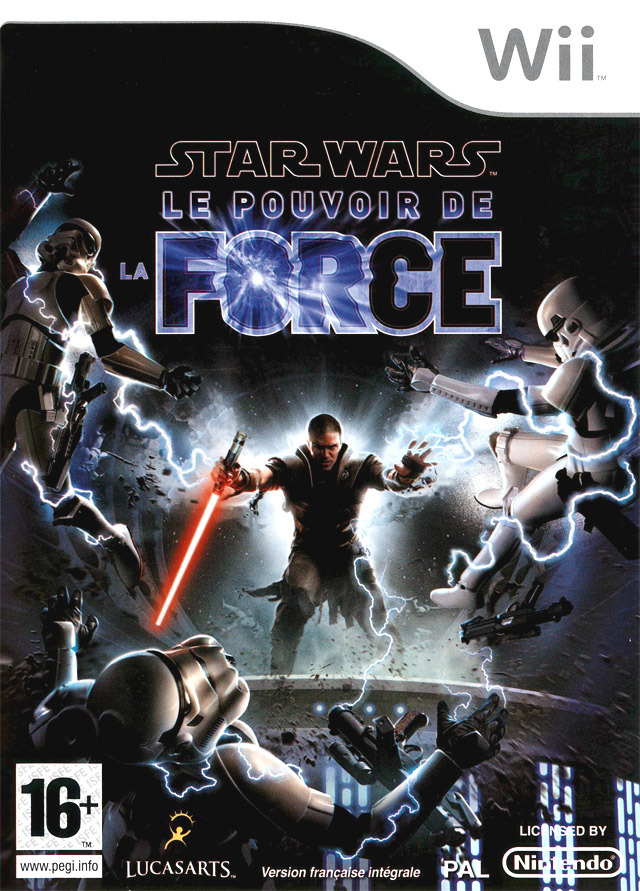 star wars le pouvoir de la force wii – jaquette avant PAL FR très bon état testé