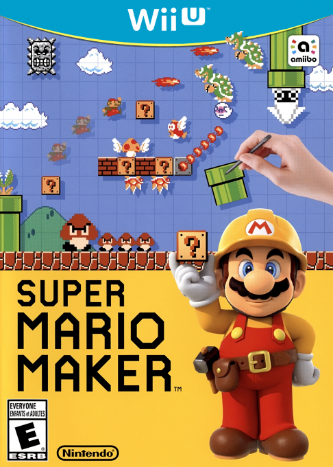 super mario maker wii u – jaquette avant PAL FR très bon état testé