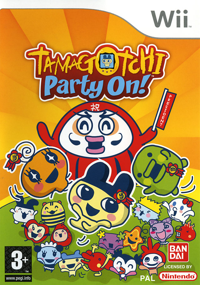 tamagotchi party on wii – jaquette avant PAL FR très bon état testé