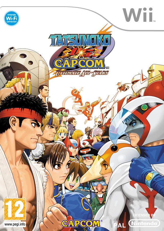 tatsunoko vs capcom ultimate all stars wii – jaquette avant PAL FR très bon état testé