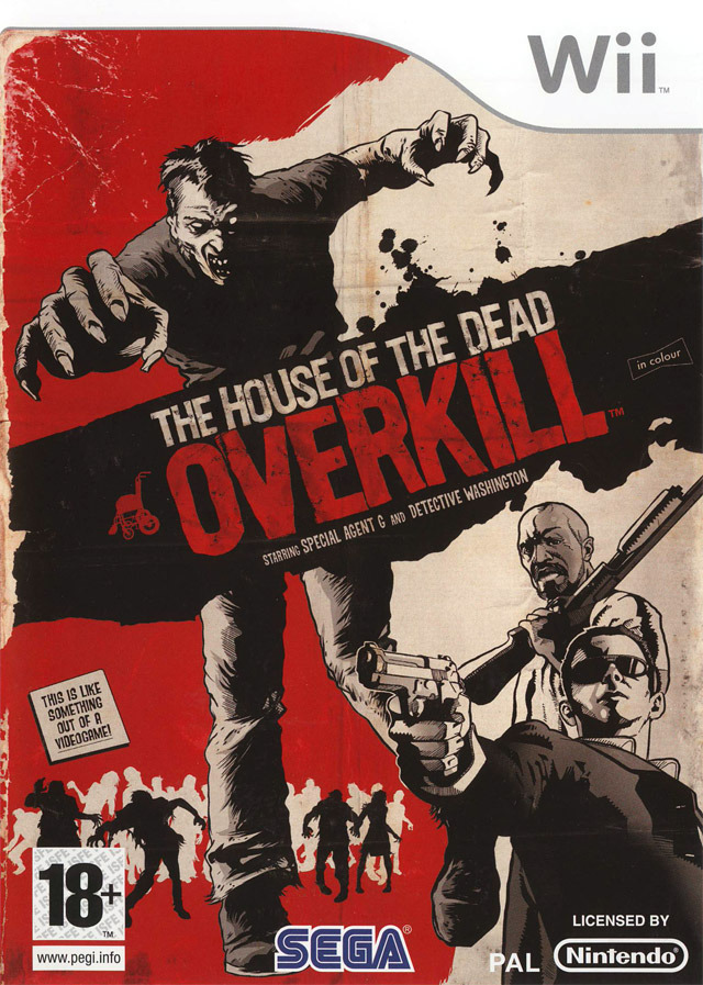 the house of dead overkill wii – jaquette avant PAL FR très bon état testé