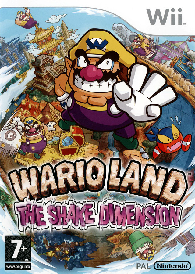 wario land the shake dimension wii – jaquette avant PAL FR très bon état testé
