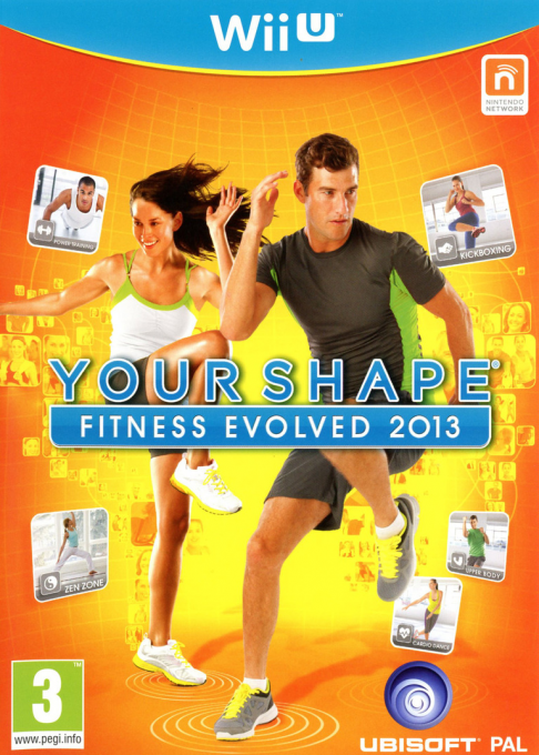 your shape fitness evolved 2013 wii u – jaquette avant PAL FR très bon état testé