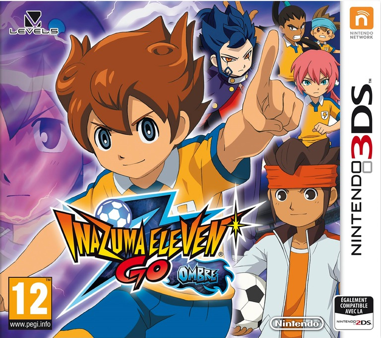inazuma eleven go ombre 3ds – jaquette avant PAL FR très bon état testé