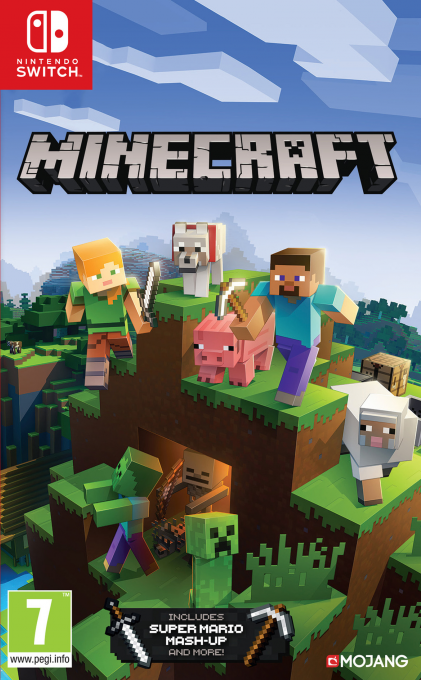 minecraft switch – jaquette avant PAL FR très bon état testé