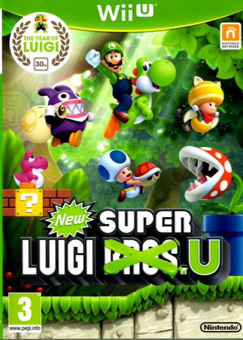 new super luigi wii u – jaquette avant PAL FR très bon état testé