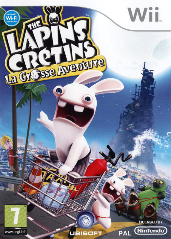The Lapins Crétins : La Grosse Aventure Nintendo Wii PAL FR – Action-Aventure Nintendo Wii très bon état testé
